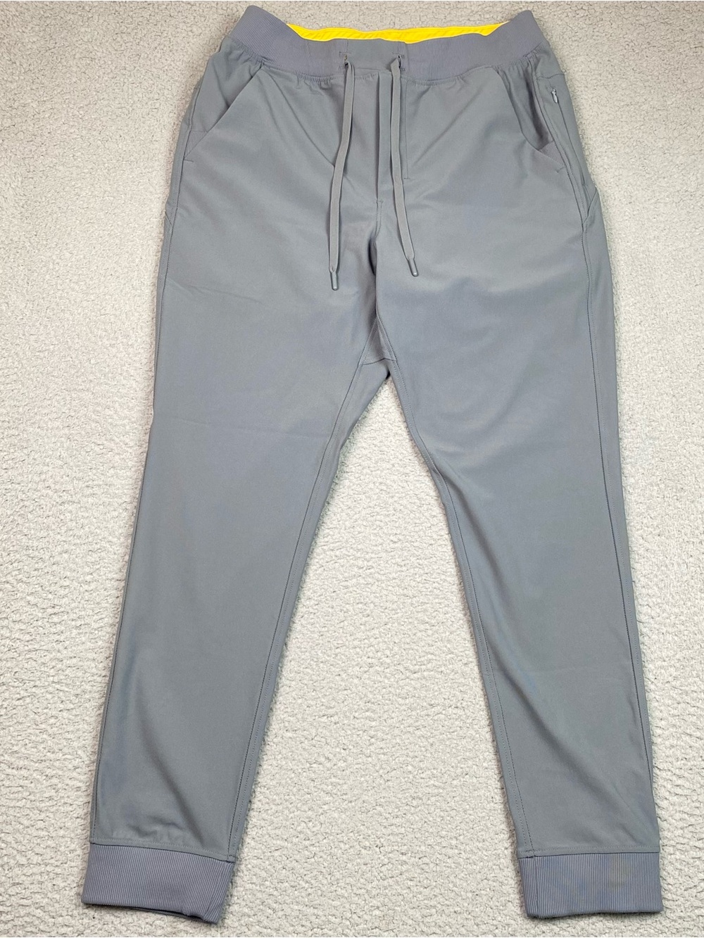 Birddogs Boom Jogger Pants Men's Size L Gray Lined Performance Stretch Large EUC
